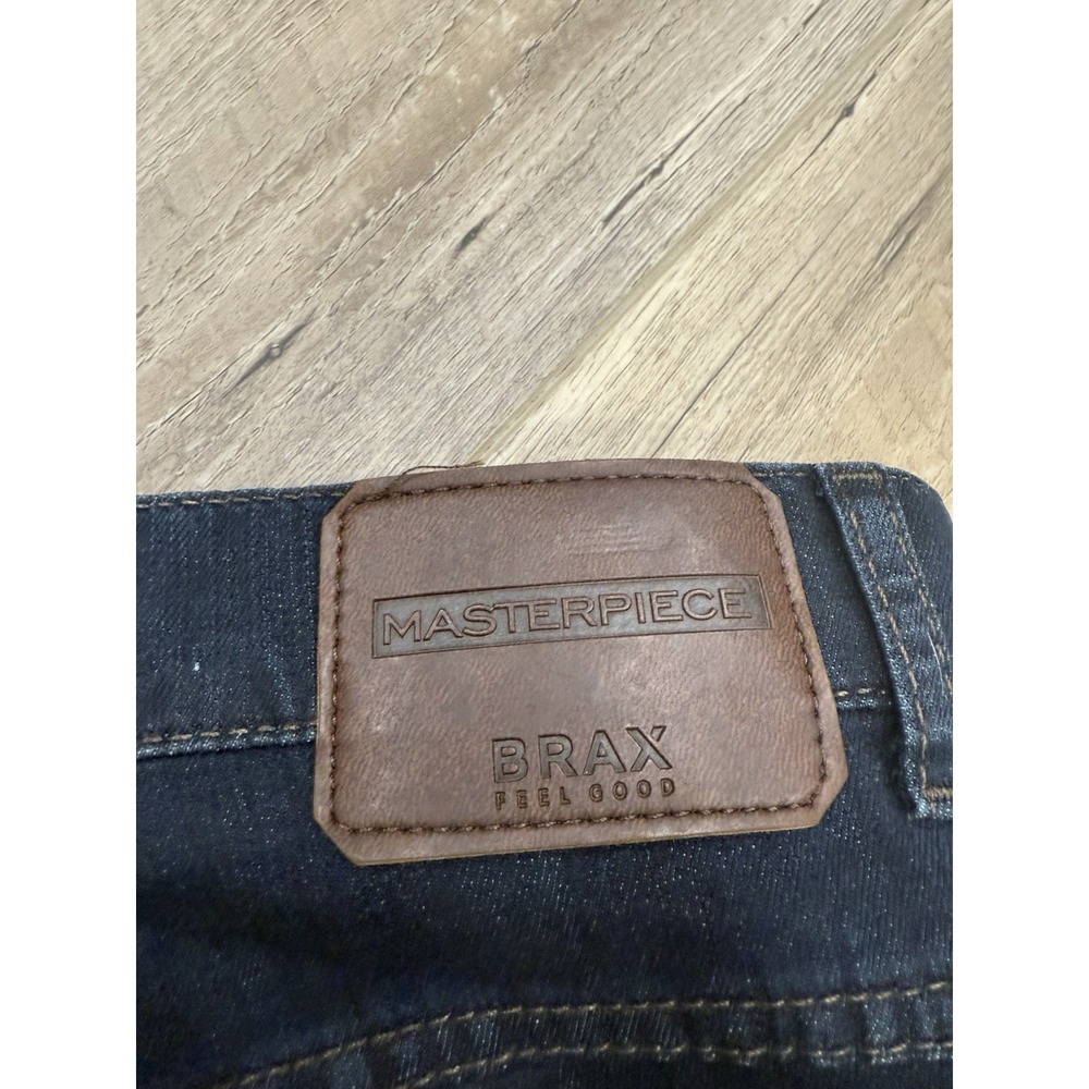 BRAX FEEL GOOD COOPER DENIM REGULAR FIT JEANS MENS 38 X 34 MIDWEIGHT STRETCH BLU - Picture 8 of 8